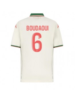 Muži Futbalové oblečenie OGC Nice Hicham Boudaoui #6 2025-26 Krátky Rukáv - Preč Muži Futbalové oblečenie OGC Nice Hicham Boudaoui #6 2025-26 Krátky Rukáv - Preč